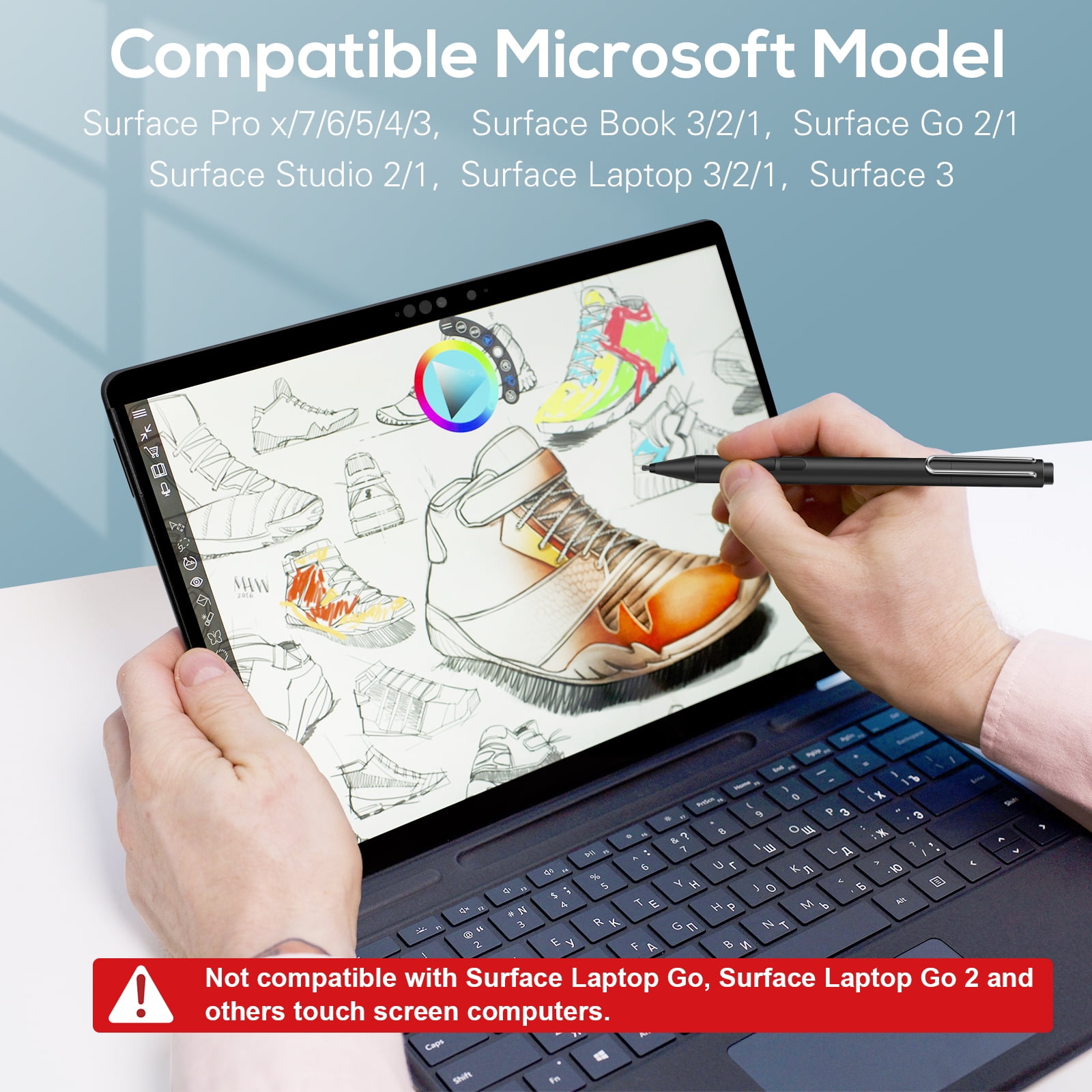 マイクロソフト Surface Pro 対応 Surfaceペン シルバー EYU-00015 