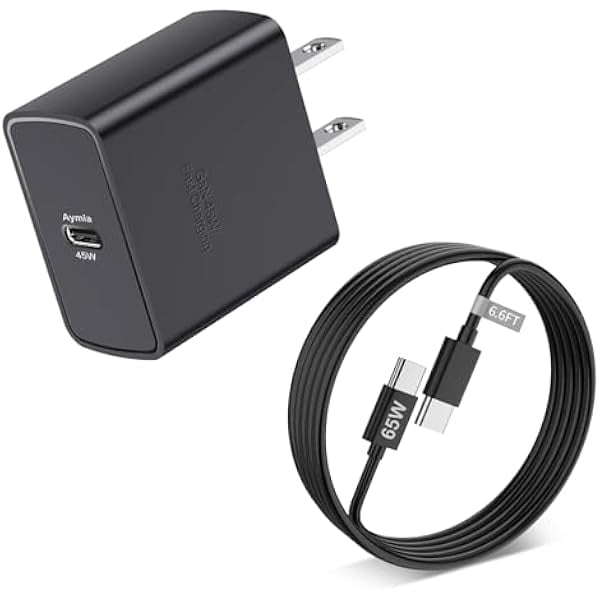 Eryueer 45W USB C Fast GaN Charger Compatible with Google Pixel 9 Pro XL/9 Pro/9/8 Pro/8/8a/7 Pro/7a/7/6/5/4 XL, Aymla 45 Watt Type C Adapter PD 3.0/PPS Wall Plug Charging Rapidly Block with 6.6FT C