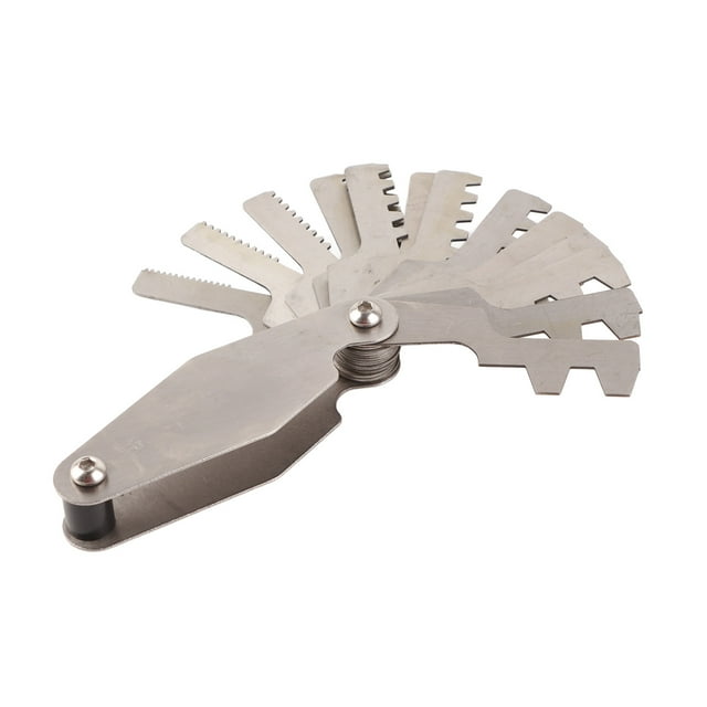 Thread Pitch Gauge, Mini Lightweight T Thread Gauge Thread Whitworth Screw Pitch Gage Pitch Cutting Gauge Measuring Tool For Measure Screw Thread