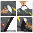 thumbnail image 6 of Monster Cartoon Truck Black Pattern Teens Toddler Nap Mat with Pillow, Sleeping Mat Bag for Preschool Daycare 59"x22", 6 of 6