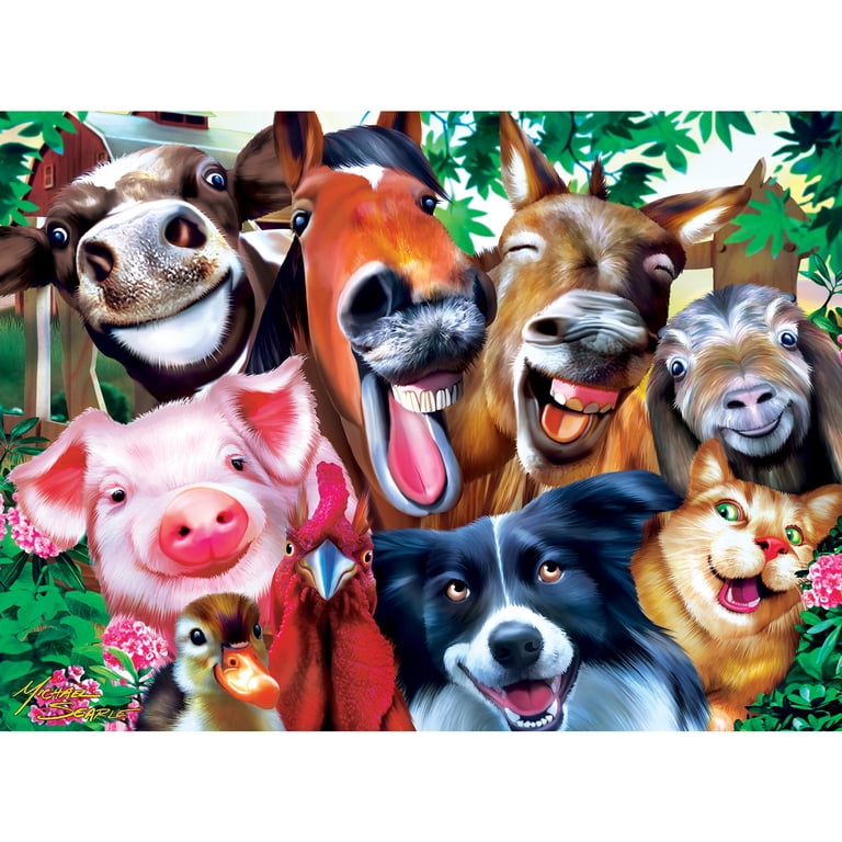 MasterPieces Selfies 4-Pack 100-Piece Puzzles photo 5
