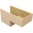 thumbnail image 5 of 12"W x 24"D x 12"H Wide Chapel Hill Rough Cedar Woodgrain TimberThane Corbel, Primed Tan, 5 of 6