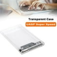 thumbnail image 4 of pitrice For ORICO 2139U3 2.5inch Transparent USB3.0 Notebook Hard Disk Box Tool-Free UASP, 4 of 8