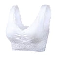 thumbnail image 1 of Sujetador deportivo push up de mujer con parte delantera ajustable y escote en V, 1 of 6