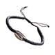 thumbnail image 1 of Minnieouse 1 Juego de pulseras trenzadas, de concha, accesorio de moda de ambiente exótico, conjuntos de joyería hechos a mano para el vestido Ropa, zapatos y accesorios Miscelánea Negro Plata Minnieouse AP009526-07, 1 of 6