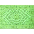 thumbnail image 1 of Ahgly Company Indoor Rectangle Medallion Green Traditional Area Rugs, 3' x 5', 1 of 1