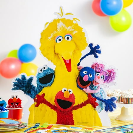 23 1/4" x 25" Sesame Street Character Tabletop Cardboard Cutout Stand-Up