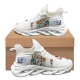 thumbnail image 1 of Zapatillas de deporte suaves con diseño de alas de ángel para mujer, estilo hospitalario, para otoño e invierno, antideslizantes, con punta redonda, informales, planas y resistentes a la suciedad., 1 of 6