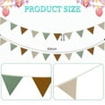 thumbnail image 3 of Washable Cotton Nursery Bunting Garland Vintage Baby Shower Decoration Multicolor Photography Backdrops Flag, 3 of 4