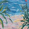 thumbnail image 4 of Yayeee Shower Curtain with Hooks 72"x72" Waterproof Fabric Bathroom Hanging Decor, Seaside Door, 4 of 5