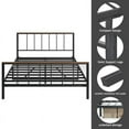 uhomepro Full Size Metal Bed Frame, Modern Platform Bed Frame with