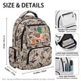 thumbnail image 5 of Pzuqiu Camouflage Duck Backpack for Kids Book Bag Back to School Lightweight Portable School Bags Travel Daypack Schoolbag for Girls 17 Inch Waterproof Laptop Daypack, 5 of 7
