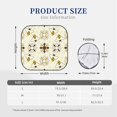 thumbnail image 2 of Kdxio Sweet Bee Print 2-Piece Sun Shade Front Windshield - Foldable Car Front Window Sunshades for Most Sedans SUV Truck, 2 of 6