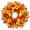 Yellow A, variant on 24'' Wreaths for Front Door, BrilliantJo Green Eucalyptus Artificial Spring Summer Wreath with White Berries, Decoration Winter All Season Outdoor Home Wall Wedding Farmhouse Holiday Décor(A Green)