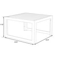 thumbnail image 6 of LeisureMod Chelsea Outdoor Patio Sectional Loveseat Sofa and Coffee Table Set, 6 of 8
