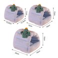 thumbnail image 3 of CSChome Hamster Nest Hamster Breathable Comfoartable Warm Small Sleeping House Guinea Pig Rabbit Ferret Hedgehog, 3 of 6