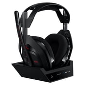 Logitech G Astro A50 LIGHTSPEED Wireless Gaming Headset + Base Station (Gen 5), PRO-G GRAPHENE, 3-System Switching, USB-C to Xbox, PS5, PC/Mac or Nintendo Switch, Bluetooth , Black