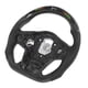 thumbnail image 2 of Volante LED, volante de cambio LED de fibra de carbono Modificación del volante de fondo plano Ultra sensible, 2 of 12