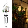 thumbnail image 5 of Solarera Owl Solar Wind Chimes Lights, Solar Garden Lights Outdoor Christmas Decor Gifts for Women Men, Outdoor Solar Lights for Garden Decor Yard Christmas Decorations, White, 5 of 7