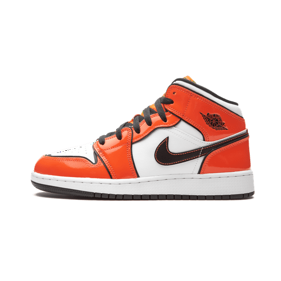 Jordan GRADE SCHOOL Air Jordan 1 Mid SE GS "Turf Orange" BQ6931 802 from Stadium Goods