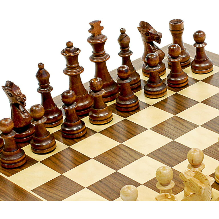 Classic Wooden Chess, Trivia & Strategy Board Games