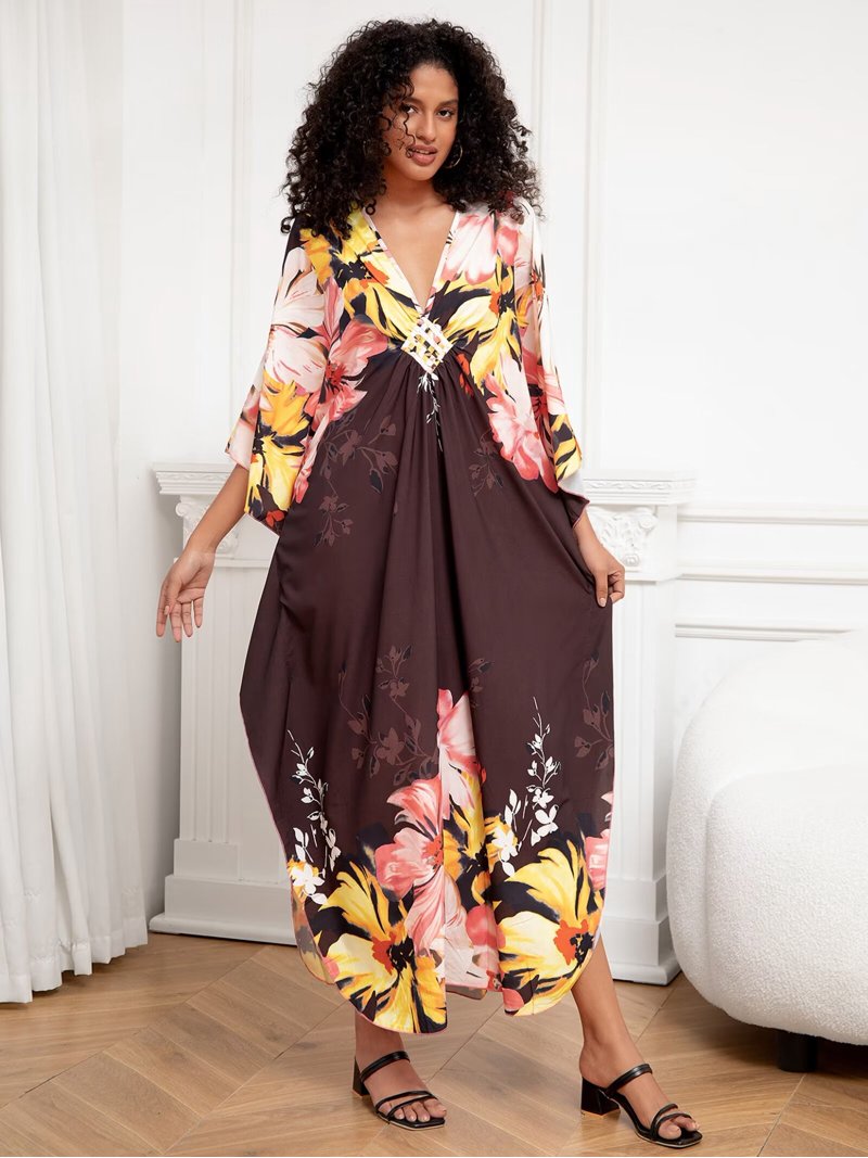 beach cover up dress for older ladies Coolibar Women's Catalina Beach Cover-Up Dress UPF 50+, Black / S