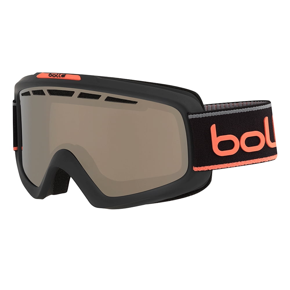 Bolle Winter Nova II Matte Grey & Neon Orange Neon Blk Chrome 21684 Ski Goggles by Bolle
