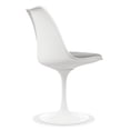 thumbnail image 6 of Aron Living Rose 17.5" Plastic and Metal Dining Chair in Gray, 6 of 7