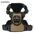 thumbnail image 3 of MASBRILL Reflective Dog Harness No Pull Dog Vest Harness with Handle, Breathable Padded Dog Chest Harness Adjustable for Large Dog-Brown XL, 3 of 10