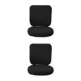 thumbnail image 4 of Guardoinrt Soft and Breathable Swivel Chair Cover Seating Experience Black Backrest + Cushion Cover 2Set, 4 of 6