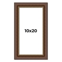 10x20 Copper and Brown Real Wood Picture Frame Width 2 inches | Interior Frame Depth 0.5 inches |