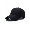 thumbnail image 5 of Classic Baseball Cap All Cotton Made Adjustable Fits Men Women Profile Black Hat, 5 of 8