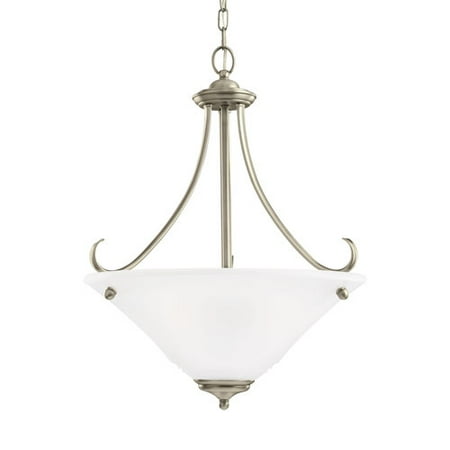 Parkview Pendant Lighting - Sea Gull Lighting Parkview 3-Lt Pendant, Antique Brushed Nickel - 65381EN3-965