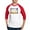 Red/White, variant on CafePress - Watercolor Halloween Night - Cotton Baseball Jersey, 3/4 Raglan Sleeve Shirt