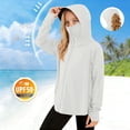 thumbnail image 2 of hotojiny Kids Lightweight Jacket Toddler Boys Girls Active Zipper Sun Protection Cooling Hooded Shirt for Running Outdoor 1-13 Y, 2 of 7