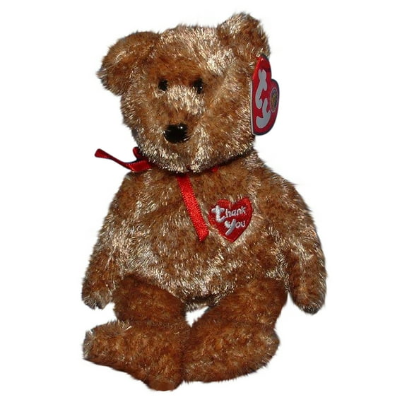 Ty Beanie Baby: Thank You the Bear - Brown BBOM April 2004 | Stuffed Animal | MWMT