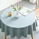 thumbnail image 1 of Mantel lavable efecto loto mantel redondo de 140cm de alta calidad, 1 of 6