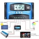 thumbnail image 3 of Panel controlador de carga solar MPPT, 100A, 12V-24V, USB, LCD digital, 3 of 5
