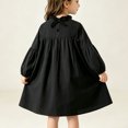 thumbnail image 5 of Krayuyo Girls Fall Dresses Ruffled Crew Neck Long Sleeve Casual Dresses Little Girls A-Line Dresses 2-10 Years, 5 of 7