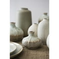 thumbnail image 4 of Creative Co-Op Round Stoneware Vases with Polka Dot Finish, White and Black, Set of 3, 4 of 9