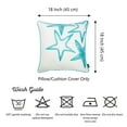 thumbnail image 4 of Marine Quote Stars Square 18" x 18" Throw Pillow Cover (Set of 2), 4 of 7