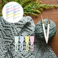 thumbnail image 5 of GUIYONG 15pcs Plastic Yarn Tension Rings For Crochet Professional Knitting Ring Finger Yarn Guide Crochet Accessories And Gadgets For Diy Sweater Weaving, 5 of 5