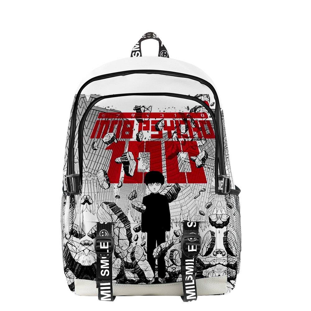 Mob Psycho 100 Rucksack Cosplay Backpack Fashion School Bag Harajuku ...