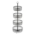 thumbnail image 1 of Cesta de frutas de varios niveles, cesta de alambre de hierro con asa, estructura resistente y duradera, cesta para frutas 4 capas, 1 of 9
