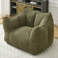 thumbnail image 2 of Newest Heavy-Duty Chenille Bean Bag Chair - 2-Person High-Density Foam & Portable Design for Family Entertainment, 2 of 10