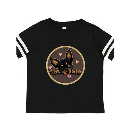 

Inktastic Miniature Pinscher Dog Cute Gift Toddler Toddler Girl T-Shirt