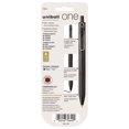 thumbnail image 5 of uniball™ one Retractable Gel Pens, Medium Point (0.7mm), Black Barrels, Black Ink, 3 Pack, 5 of 5