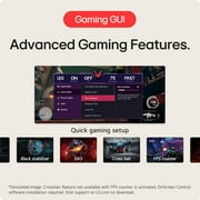 LG 45 UltraGear™ QHD 1ms 200Hz Curved Gaming Monitor with USB Type-C™ - 45GR75DC-B