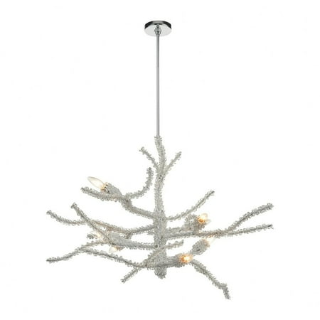 

Modern Contemporary Luxe Eight Light Chandelier in Polished Chrome Finish Bailey Street Home 2499-Bel-3826970