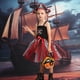 thumbnail image 3 of 2023 Nuevo disfraz de pirata para niña, disfraz de Halloween, disfraces de cosplay para fiesta infantil, vestido de tutú de malla para niña pirata, 3 of 5